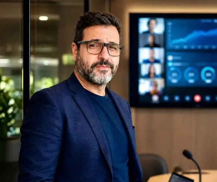 Capa da matéria da Economia S/A sobre IA brasileira em reuniões por vídeo